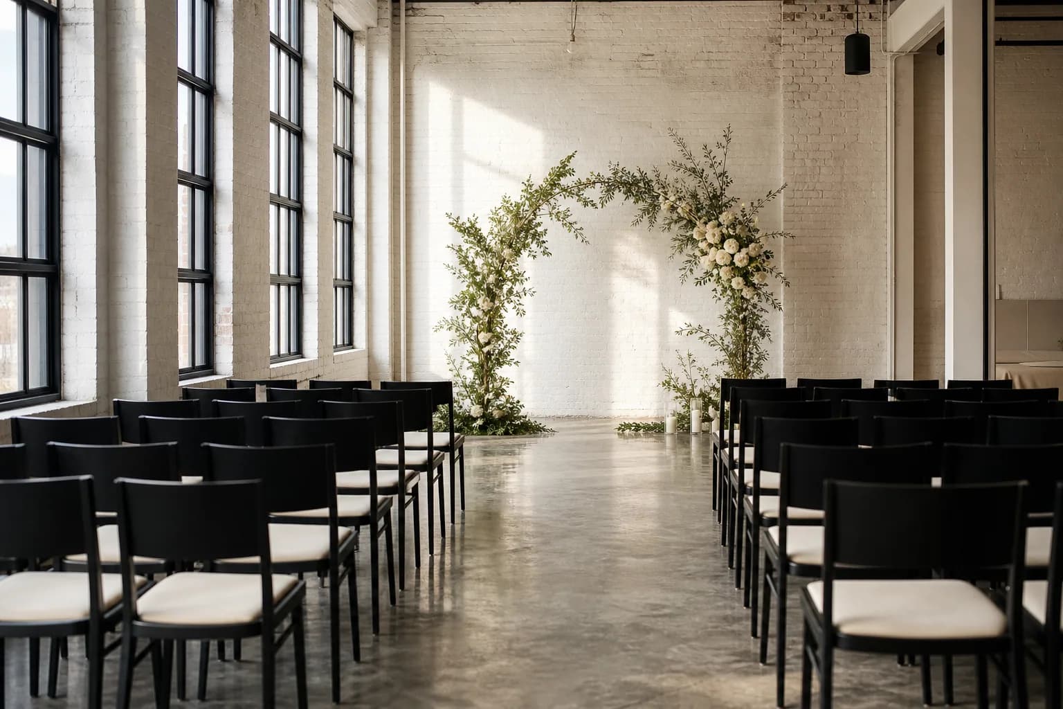 Ceremony set on the Main Floor